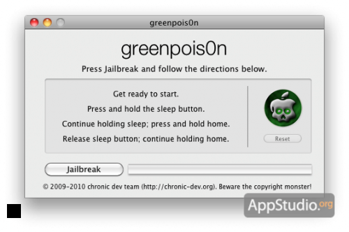 Утилита greenpois0n совместима с Mac OS X gpmacos 500x332