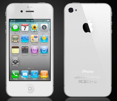 Продажи белого iPhone 4 откладываются... до весны white iphone 4 500x430