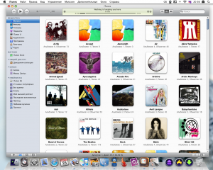 Светлый металл в интерфейсе iTunes 9