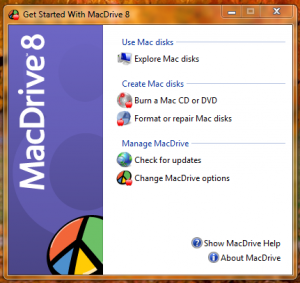 Центр управления MacDrive