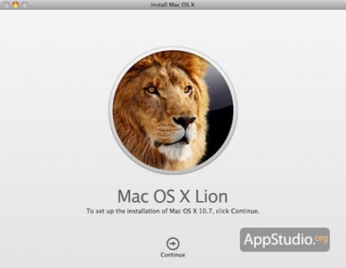 install mac os x lion app