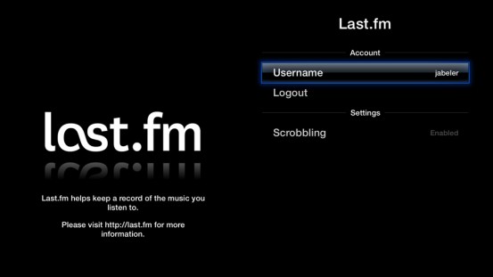 Поддержка Last.fm и trakt.tv в aTV Flash Black 2.0