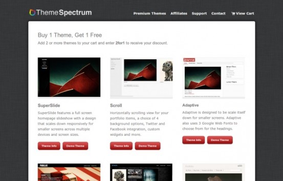 Темы для WordPress от ThemeSpectrum