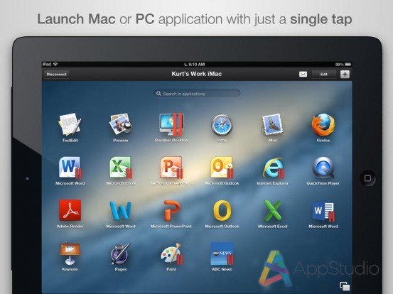 Parallels Access for iPad