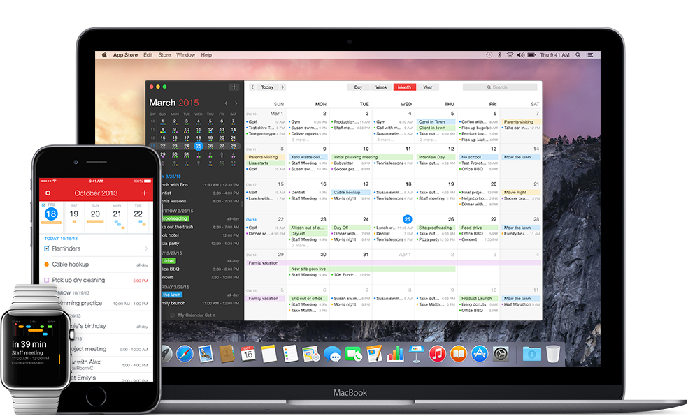 How to restore appointments to apple calendar on macbook pro 4 lap